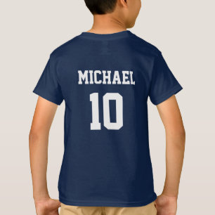 Soccer Football Personalized Name And Number T-Shirt