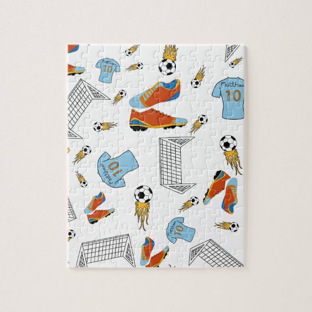 Soccer Football puzzle  (Vertical)