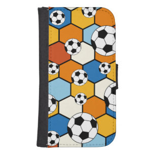 Soccer Football Galaxy S4 Wallet Case