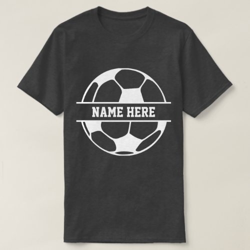 Soccer Football Soccer Dad Team Name Game Custom T_Shirt