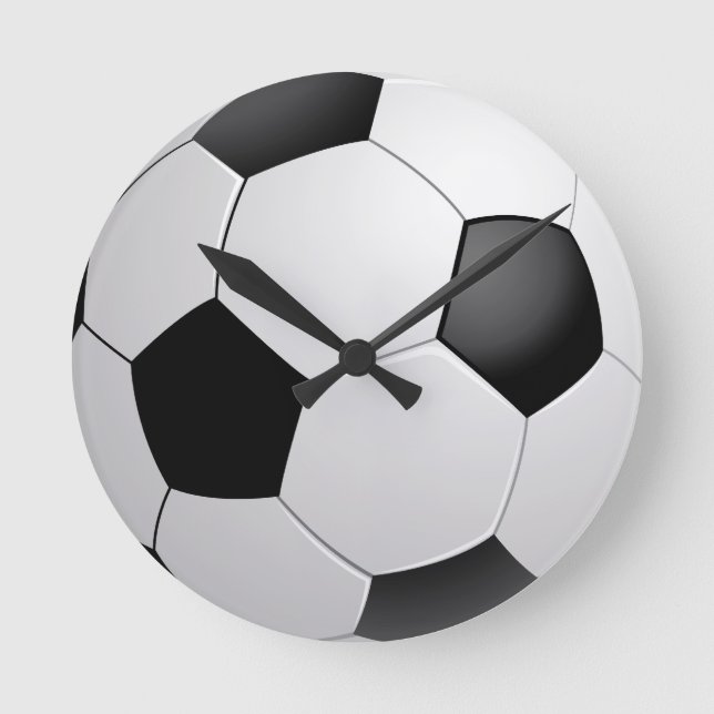 Soccer / Football Sport Round Clock (Front)