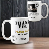 Soccer Football Sports Photo Thank you Coach