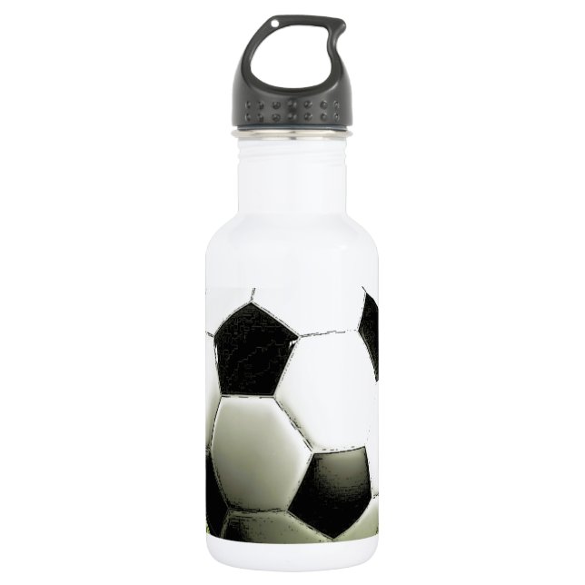 Soccer - Football Stainless Steel Water Bottle (Front)