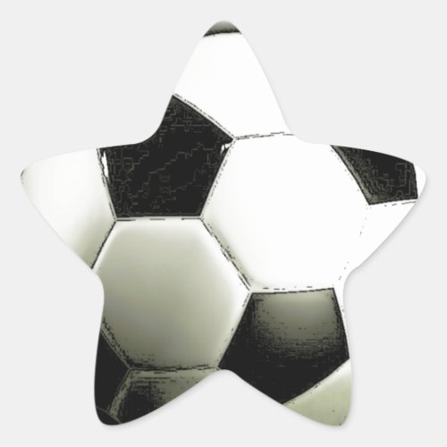 Soccer _ Football Star Sticker