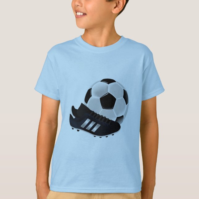 Soccer / Football theme soccer ball T-Shirt (Front)