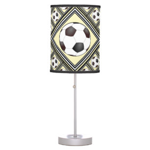 Soccer (Football) Tile Pattern Table Lamp
