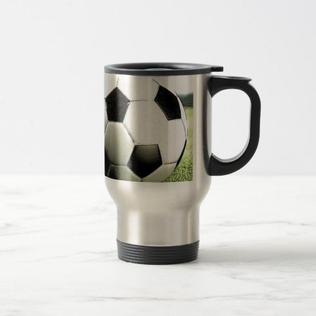 Soccer - Football Travel Mug (Right)