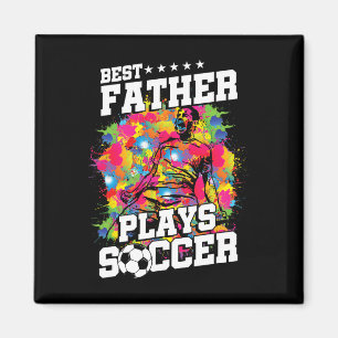 Soccer Footll Player Sport Father Dad Fan Gift Magnet
