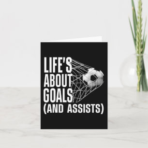 Soccer For Men Women Soccer Lovers Player Football Card