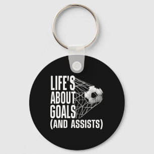Soccer For Men Women Soccer Lovers Player Football Keychain