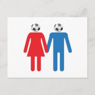 SOCCER FOREVER POSTCARD