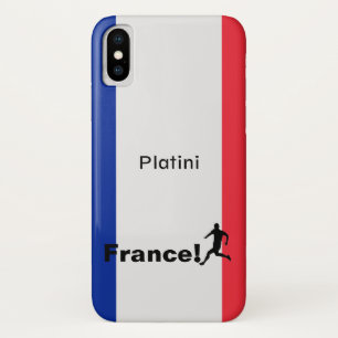 Soccer France, customizable iPhone X Case