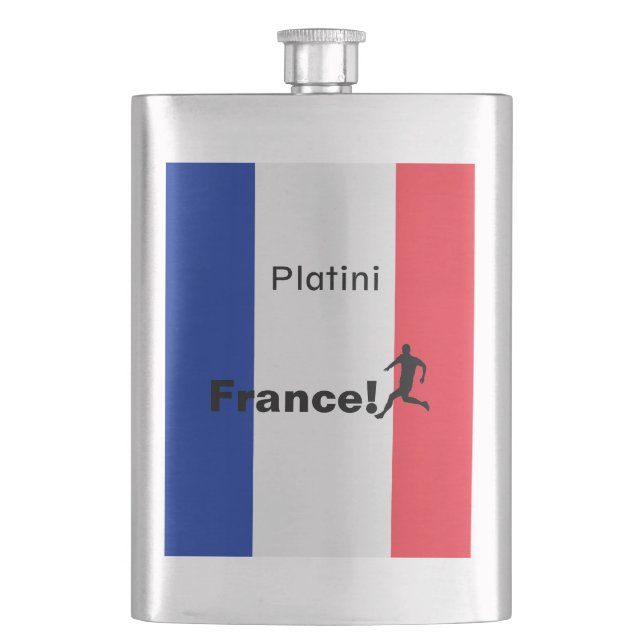 Soccer France, customizable Flask (Front)