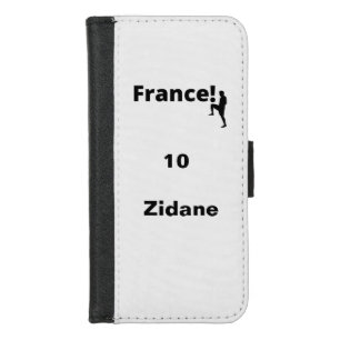 Soccer France, customizable iPhone 8/7 Wallet Case