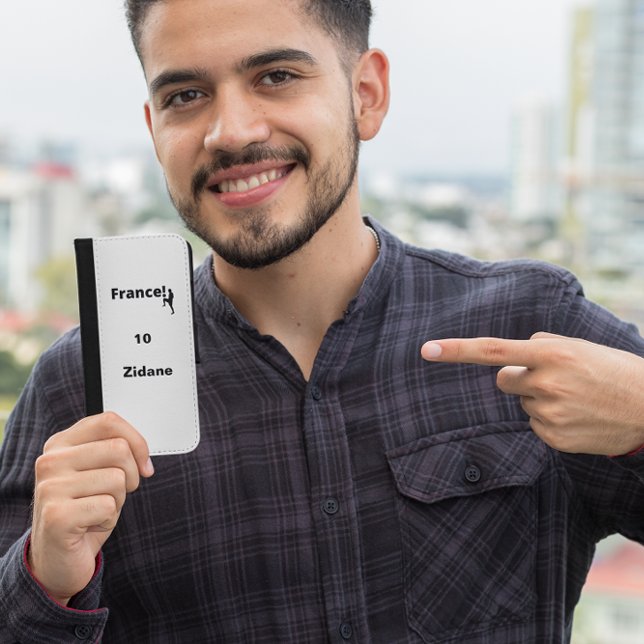 Soccer France, customizable iPhone Wallet Case (Creator Uploaded)