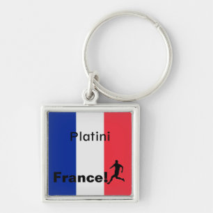 Soccer France, customizable Keychain