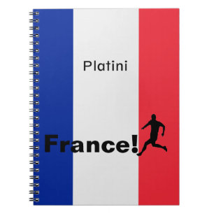 Soccer France, customizable Notebook
