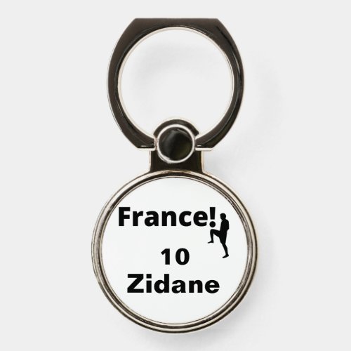 Soccer France customizable Phone Ring Stand