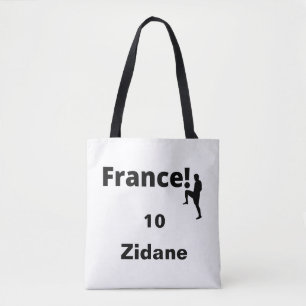 Soccer France, customizable Tote Bag