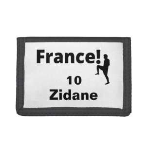 Soccer France, customizable Tri-fold Wallet
