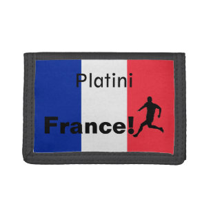 Soccer France, customizable Tri-fold Wallet