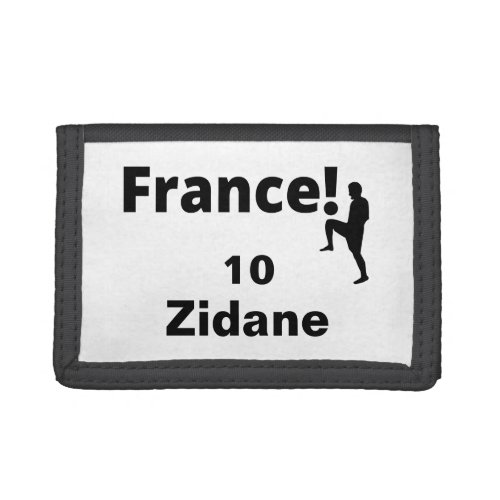 Soccer France customizable Trifold Wallet