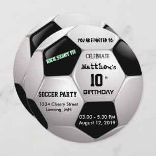 Soccer Fun ⚽ Birthday Epic Party Invitation