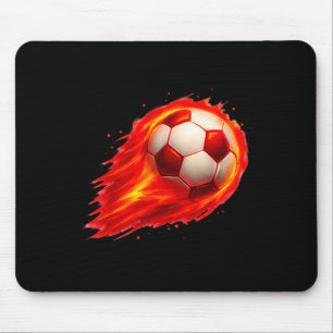 Soccer Fun Colorful Effect Tie Dye Black Yellow So Mouse Pad