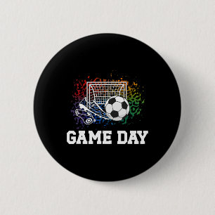 Soccer Game Day Goal Game Day Soccer  Button