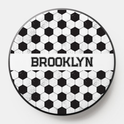 Soccer Game Day Personalized Soccer Ball Family PopSocket