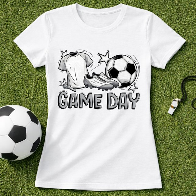 Soccer Game Day Player Look T-Shirt (Creator Uploaded)