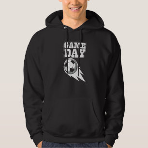 Soccer Game Day Vibes Soccer Ball 2 Hoodie