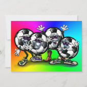Soccer Gang Rainbow Card (Front)