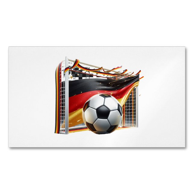 soccer Germany Business Card Magnet (Front)