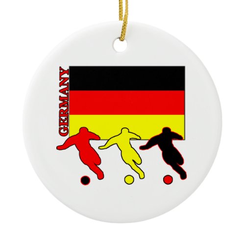Soccer Germany Ceramic Ornament
