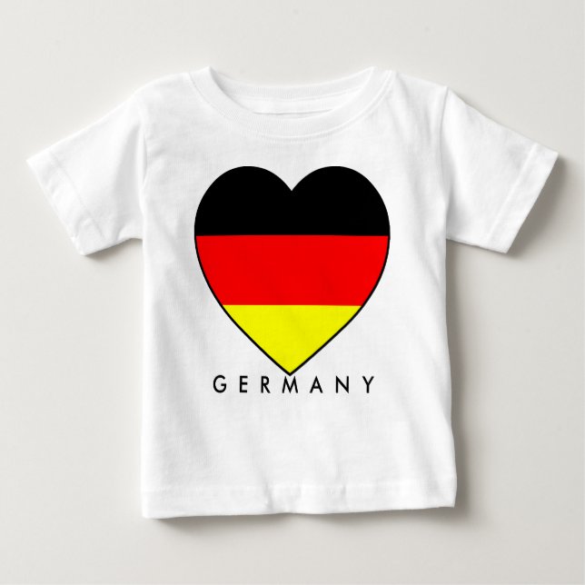 soccer Germany "Germany" Herz WM 2010 Baby T-Shirt (Front)