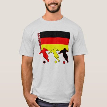 Soccer Germany Light T-shirts by nitsupak at Zazzle