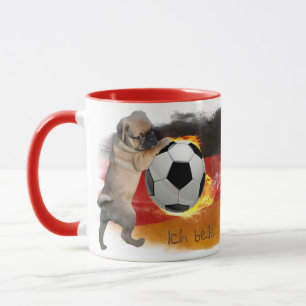 soccer Germany Mops 2018 Mug
