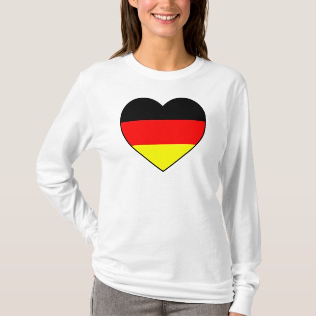 soccer Germany Pullover Herz (Front)