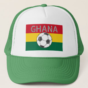Soccer, Ghana Trucker Hat