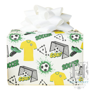 Soccer Gift Wrapping Paper
