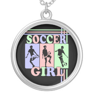 Soccer Girl Award Gift Necklaces