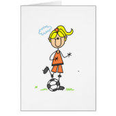 Soccer Girl Card (Front)