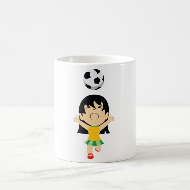 Soccer Girl Coffee Mug (Center)