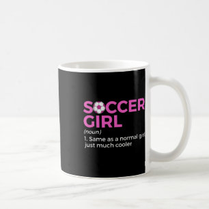 Soccer Girl Definition Coffee Mug