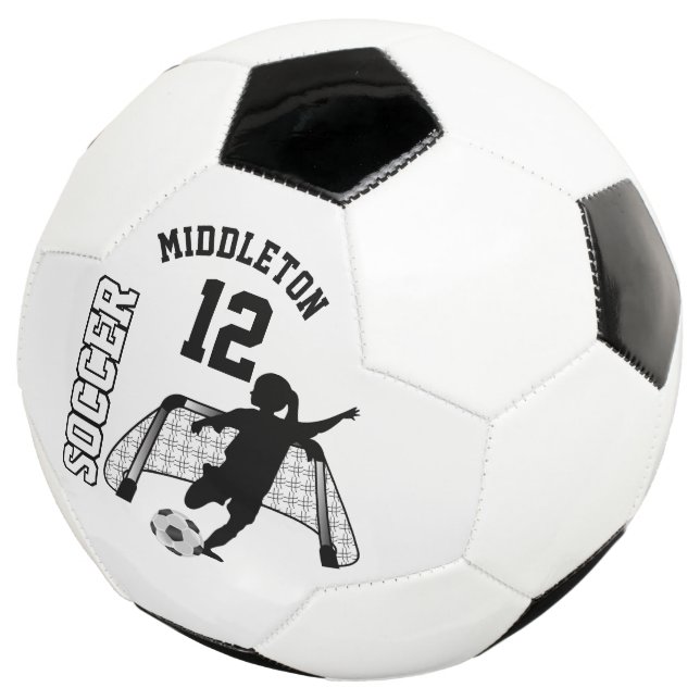 Soccer Girl Soccer Ball (Three Quarter)