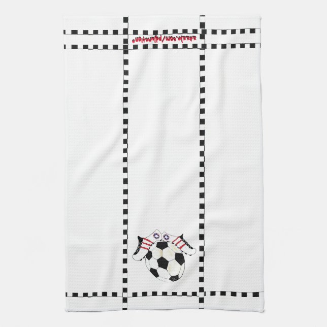 Soccer Girl Towel (Vertical)