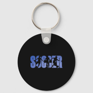 Soccer Girls Soccer Players Youth School Soccer Co Keychain