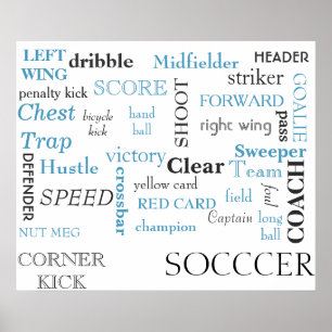 Soccer Glossary Poster