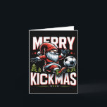 Soccer Gnome Merry Kickmas  Card<br><div class="desc">Soccer Gnome Merry Kickmas</div>